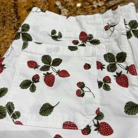 NWOT Nicole Miller New York strawberry  pants size 4 - Picture 9 of 11